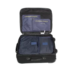 Nicci 6-Piece Fabric Travel Organizer, Navy (CBM002L-NAVY)