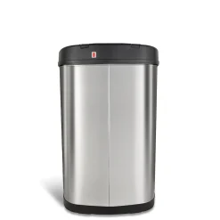Nine Stars 13.2 Gallon Stainless Steel Motion Sensor Recycle Trash Can (DZT-50-13R)