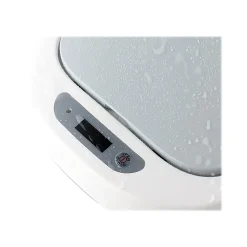 Nine Stars Plastic Sensor Trash Can, White, 1.85 gal. (DZT-7-2s)