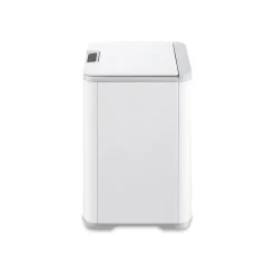 Nine Stars Plastic Sensor Trash Can, 2.6-Gallon, White (DZT-10-35)