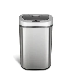 Nine Stars Stainless Steel Motion Sensor Trash Can, 21.1 Gallon (DZT-80-4)