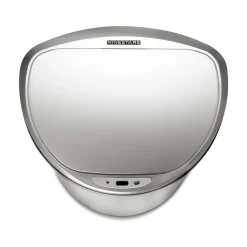 Nine Stars Stainless Steel Sensor Trash Can, 13.2-Gallon, Silver (DZT-50-29SL)