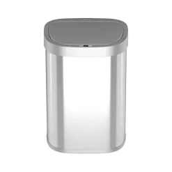 Nine Stars Stainless Steel Sensor Trash Can, 21.1-Gallon, Silver (DZT-80-35)