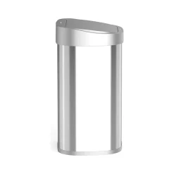Nine Stars Stainless Steel Sensor Trash Can, 21.1-Gallon, Silver (DZT-80-35)