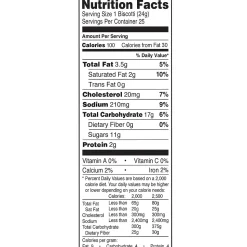 Nonni’s individually wrapped Salted Caramel Italian Biscotti Cookies , 25 Packs/Box (NSD97670)