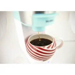 Nostalgia MyMini 2-Cups Single Serve Coffee Maker, Aqua (NMPCCPGC1AQS)