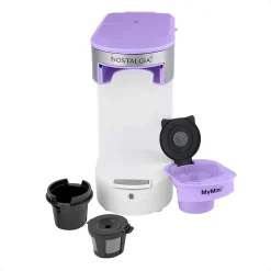 Nostalgia MyMini 2-Cups Single Serve Coffee Maker, Lavender (NMPCCPGC1LVS)