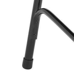 NPS 2300 Series Fabric Padded Triple Brace Double Hinge Premium Folding Chairs, Midnight Black/Black, 4 Pack (2310/4)