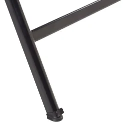 NPS AirFlex Series Premium Polypropylene Folding Chair, Black, 4/Pack (1410)