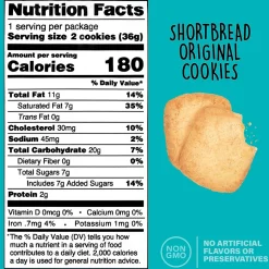 Nunbelievable Original Shortbread Cookie, 1.3 oz, 18/Pack (220-02244)