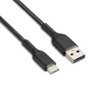 NXT Technologies™ 6 Ft. Braided USB-C to USB-A Cable, Black (NX60471)