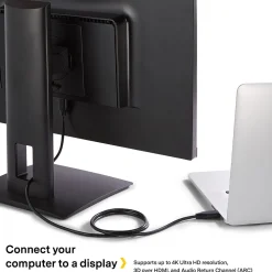 NXT Technologies™ 12' HDMI to HDMI Audio/Video Cable, Male to Male, Black (NX29740)