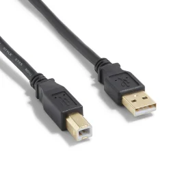 NXT Technologies™ 16' USB B to USB A Printer Cable, Male to Male, Black (NX29931)