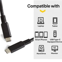NXT Technologies™ 3' USB C, Black (NX56854)