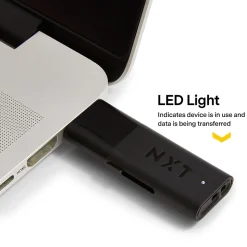 NXT Technologies™ 32GB USB 2.0 Type A Flash Drive, Black (NX27989-US/CC)