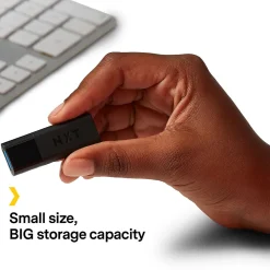 NXT Technologies™ 32GB USB 2.0 Type A Flash Drive, Black (NX27989-US/CC)