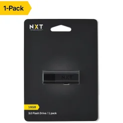 NXT Technologies™ 16GB USB 3.0 Type A Flash Drive, Black (NX27995-US/CC)