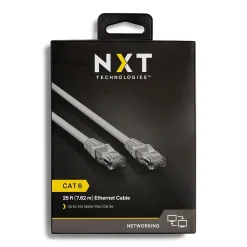 NXT Technologies™ NX56840 25' CAT-6 Cable, Gray