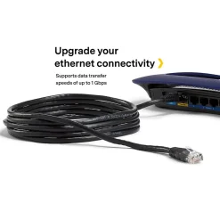 NXT Technologies™ NX29778 25' CAT-6 Cable, Black