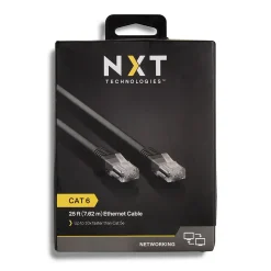 NXT Technologies™ NX29778 25' CAT-6 Cable, Black
