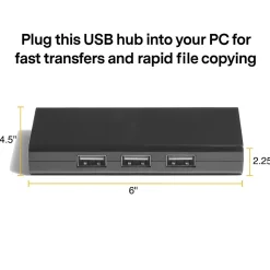 NXT Technologies™ 7-Port USB 3.0 Hub, Black (NX29746)