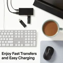 NXT Technologies™ 7-Port USB 3.0 Hub, Black (NX29746)