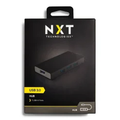 NXT Technologies™ 7-Port USB 3.0 Hub, Black (NX29746)