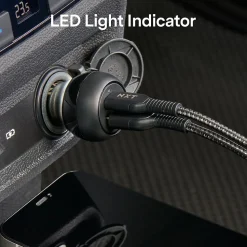 NXT Technologies™ Universal USB-C/USB-A Car Charger, Black (NX60452)