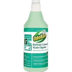 OdoBan Bio-Drain Grease And Waste Digester, Floral Scent, 32 Oz, 12/Carton (ODO28062Q12)