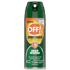 OFF! Deep Woods Sportsmen Insect Repellent, 6 oz Aerosol Spray, 12/Carton (SJN334684)