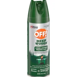 OFF! Deep Woods V Aerosol for Mosquitos, Alcohol Odor, 6 oz., 12/Carton (333242)