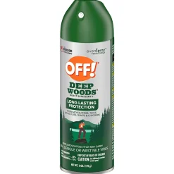 OFF! Deep Woods V Aerosol for Mosquitos, Alcohol Odor, 6 oz. (333242)