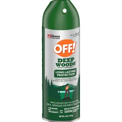 OFF! Deep Woods V Aerosol for Mosquitos, Alcohol Odor, 6 oz. (333242)