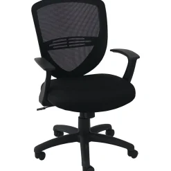 Office Settings VS Series Swivel/Tilt Mesh Task Chair, Black