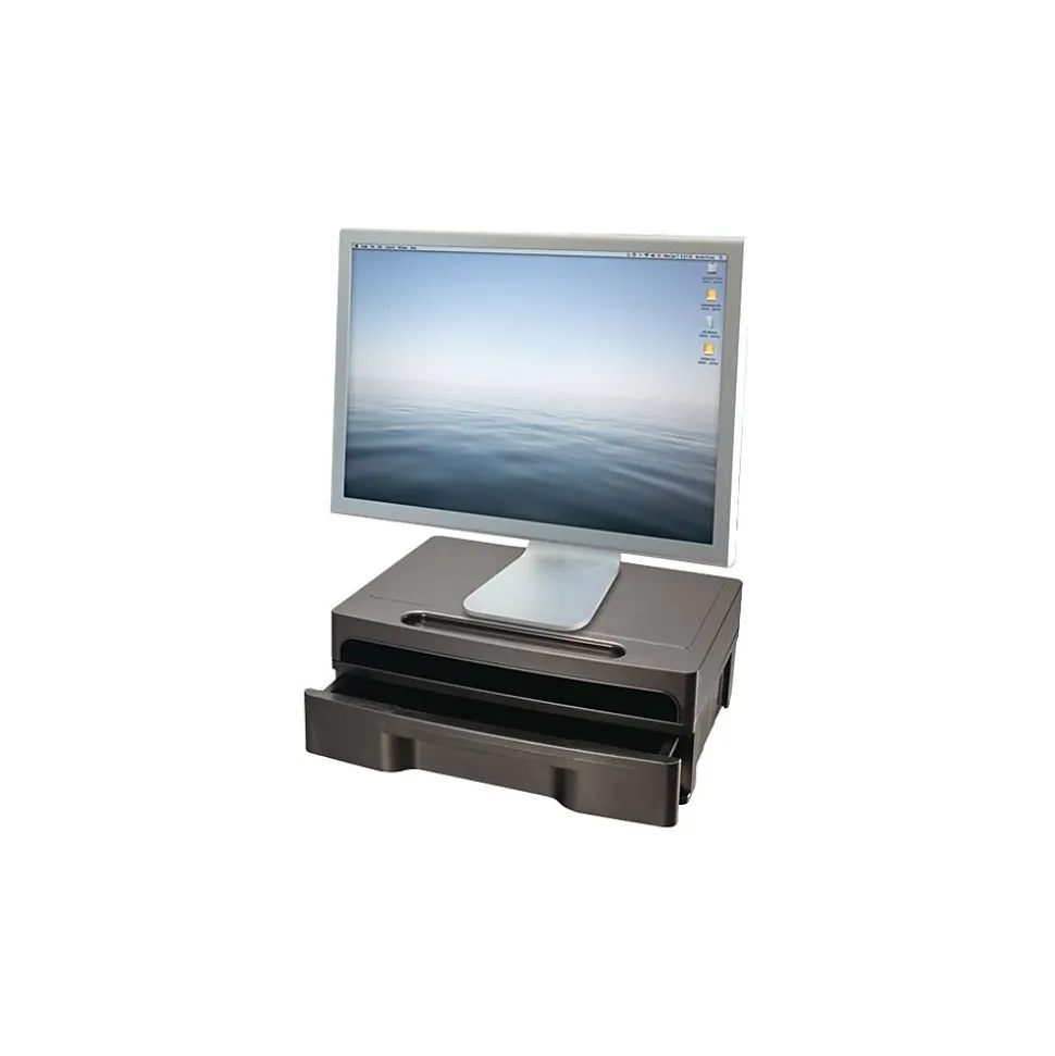 Officemate 2200 Monitor Stand, Black (22502)