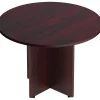 Offices To Go 42" Dia. Superior Laminate Round Conference Table, American Mahogany (TDSL42RAML)