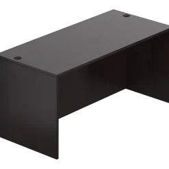 Offices To Go 66" Rectangular Desk Shell, American Espresso, 29 1/2"H x 66"W x 30"D