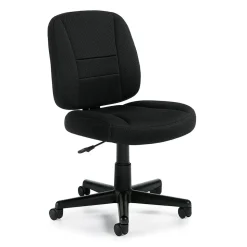 Offices To Go Armless Air Mesh Task Chair, Black (OTG11343B)