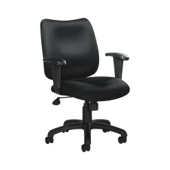 Offices To Go Fabric Task Chair, Patterned Black (OTG11612B)