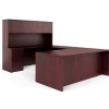 Offices to Go Laminate Executive Desk Bundle, American Mahogany (TDOTG2-AML)