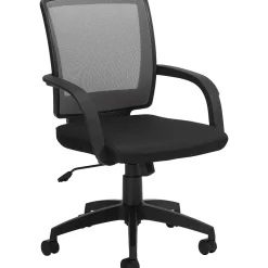 Offices To Go Managers Chair, Mesh, Gray/Black, Seat: 18 1/2"Wx17 1/2"D, Back: 18 1/2"Hx17 1/2"W