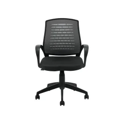 Offices To Go Mesh Back Fabric Manager Chair, Gray and Black (OTG10902B)