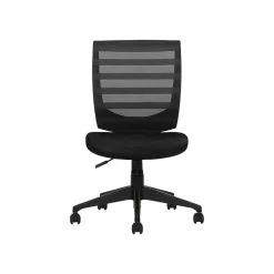 Offices To go Mesh Back Fabric Task Chair, Black (OTG11922B)