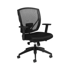 Offices To Go Mesh Fabric Task Chair, Black (OTG2801)