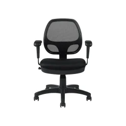 Offices To Go Mesh Fabric Manager Chair, Black (OTG11647B)
