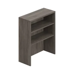 Offices To Go 2-Shelf 36"H Table Top Bookcase Artisan Gray (TDSL36HOAGL)