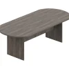 Offices To Go Superior 95" Racetrack Conference Table, Artisan Gray (TDSL9544RSAGL)