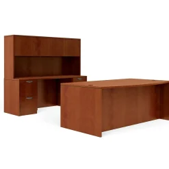 Offices to Go Superior Lam Bundle 9, American Dark Cherry Lam, 71"W x 113"L x 65.5"H/29.5"H