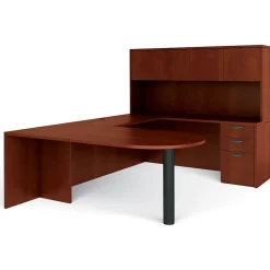 Offices to Go Superior Lam Bundle 6, American Dark Cherry Lam, 71"W x 102"L x 65.5"H/29.5"H