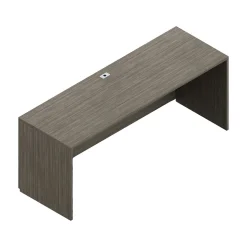 Offices To Go Zira 72" Table Desk, Absolute Acajou (Z2472TA3ACJ)